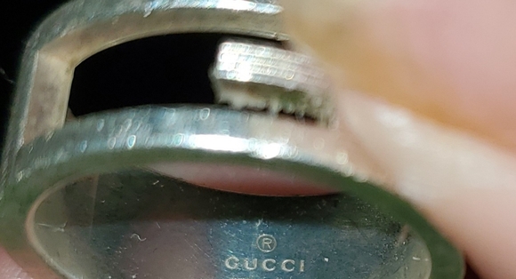 Gucci trademark "G" ring.  Size 6.75 - Picture 2 of 2